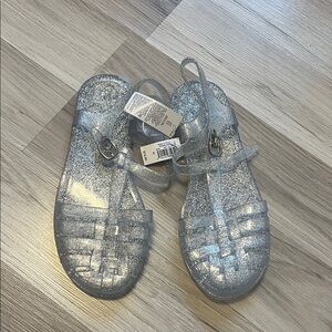 Old navy Kids Silver Glitter Sandals